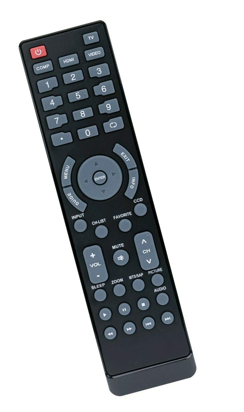 JustFine Replaced Remote Control Compatible for Insignia NS24E730A12 NS-F20TR NS-L46X-10A NS24E730A12A NS-L22Q-10A NS-40E560A11 NS-46E560A11 NS-55E560A11 NS-LCD26F NS-24FTV NS-42EPTV LCD LED LCD HDMI HDTV TV - Image 1